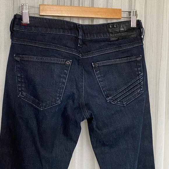 Diesel Women’s Boot Cut Jeans in Dark Indigo - Picture 6 of 13